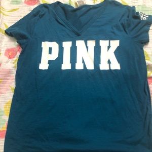 PINK t shirt blue